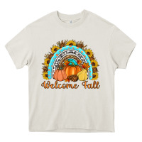 Cream Welcome Fall Rainbow Heavy Core Tee - Artiststas