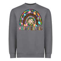 Storm Happy Easter Rainbow Heavyweight Sweatshirt - BundleAndBundleShop