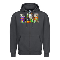 Smoke Halloween Coffee Cups Zipper Hoodie - texasbilliewilder