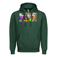 Sports Green Halloween Coffee Cups Zipper Hoodie - texasbilliewilder