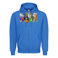 True Royal Halloween Coffee Cups Zipper Hoodie - texasbilliewilder