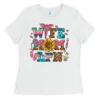 White wife mom lpn Ladies Tee - AdoDesignShop