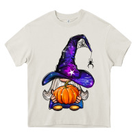 Witch Gnome With Pumpkin Heavy Core Tee | Teevron