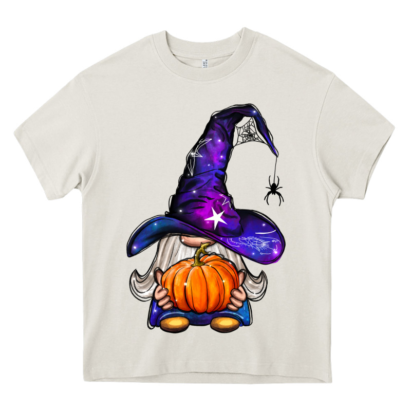 Witch Gnome With Pumpkin Heavy Core Tee by BundleAndBundleShop | Teevron