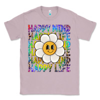 Lilac happy mind happy life Classic Tee - NancyCooperArtShop
