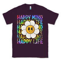 Plum happy mind happy life Classic Tee - NancyCooperArtShop