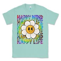 Seafoam happy mind happy life Classic Tee - NancyCooperArtShop
