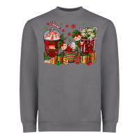 Storm Elf Coffee Cups Christmas Heavyweight Sweatshirt - BundleAndBundleShop