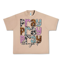 Burro pray on it pray over it pray through it Urban Heavy Tee - NancyCooperArtShop
