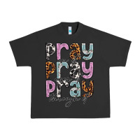 Pigment Black pray on it pray over it pray through it Urban Heavy Tee - NancyCooperArtShop