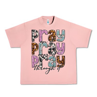 Salmon pray on it pray over it pray through it Urban Heavy Tee - NancyCooperArtShop
