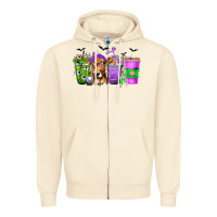 Sandshell Coffee Cups with Cow and Halloween Zipper Hoodie - texasbilliewilder
