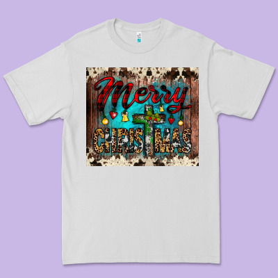 Merry Christmas Cross Tumbler Premium Tee Designed By Jahusdesignshop