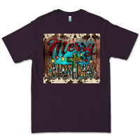 Plum merry christmas cross tumbler Premium Tee - JahusDesignShop