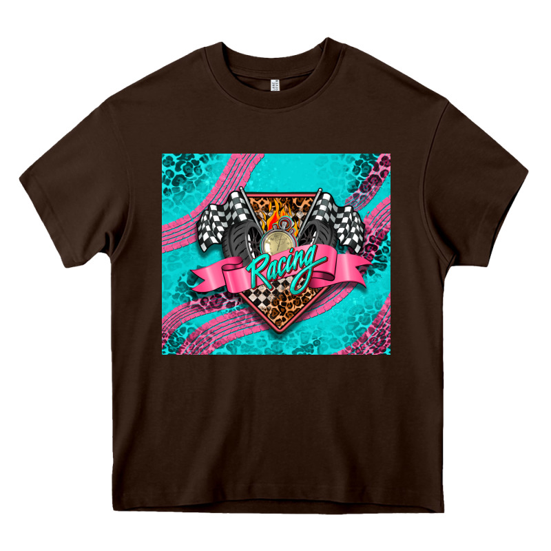 Racing Pink Tumbler Heavy Core Tee by AdoDesignShop | Teevron