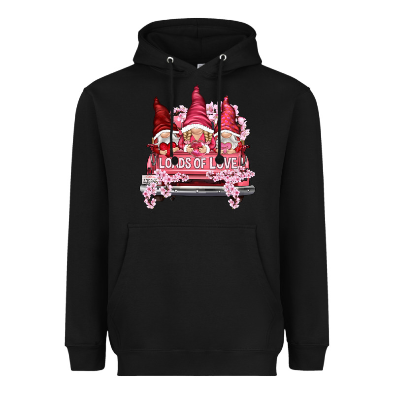 Loads Of Love With Flowers Valentine's Day Heavyweight Hoodie by HowdyJamesFarm | Teevron