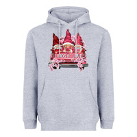 Heather Grey Loads of love with flowers Valentine's Day Heavyweight Hoodie - HowdyJamesFarm