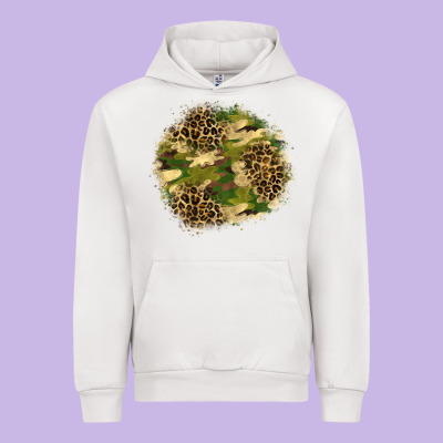 Camouflage And Leopard Patch  2 Urban Hoodie Designed By Bundleandbundleshop