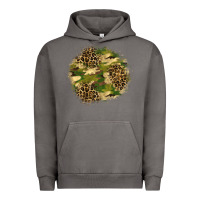 Pigment Tornado camouflage and leopard patch  2 Urban Hoodie - BundleAndBundleShop