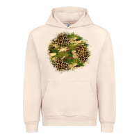 Sandshell camouflage and leopard patch  2 Urban Hoodie - BundleAndBundleShop