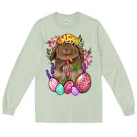 Matcha Rabbit And Carrot Easter Long Sleeve Tee - BundleAndBundleShop