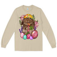 Mushroom Rabbit And Carrot Easter Long Sleeve Tee - BundleAndBundleShop