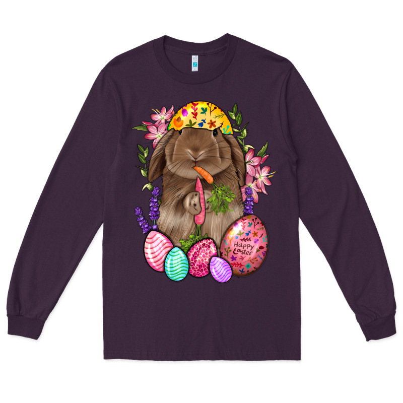 Rabbit And Carrot Easter Long Sleeve Tee by BundleAndBundleShop | Teevron