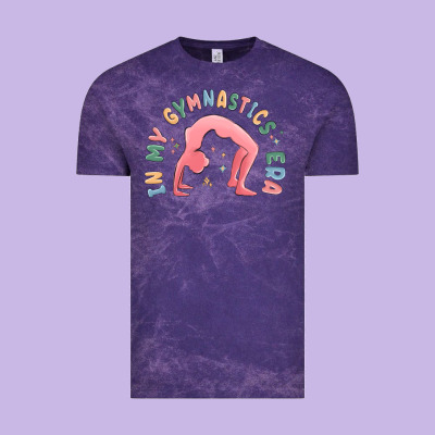 In My Gymnastics Era Shinning Vintage Tee Designed By Maliassmallbusiness