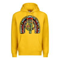 Lemon christmas cactus rainbow Premium Hoodie - JahusDesignShop