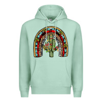 Seafoam christmas cactus rainbow Premium Hoodie - JahusDesignShop
