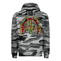 Slate Camo christmas cactus rainbow Premium Hoodie - JahusDesignShop