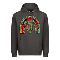 Smoke christmas cactus rainbow Premium Hoodie - JahusDesignShop