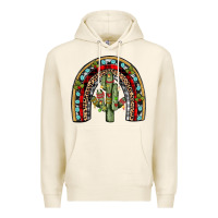 Tofu christmas cactus rainbow Premium Hoodie - JahusDesignShop