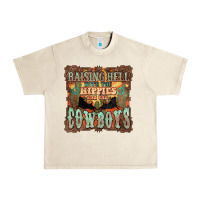 Sandshell raising hell with the hippies and the cowboys Urban Heavy Tee - NancyCooperArtShop