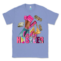 Colony Blue lady hustler afro high heels Classic Tee - NancyCooperArtShop