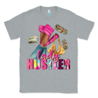 Heather Grey lady hustler afro high heels Classic Tee - NancyCooperArtShop