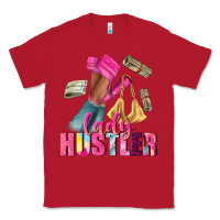 Red lady hustler afro high heels Classic Tee - NancyCooperArtShop