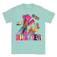 Seafoam lady hustler afro high heels Classic Tee - NancyCooperArtShop
