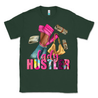 Sports Green lady hustler afro high heels Classic Tee - NancyCooperArtShop