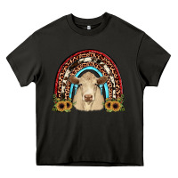 Asphalt charolais  rainbow Heavy Core Tee - JahusDesignShop