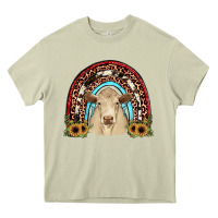 Mossy charolais  rainbow Heavy Core Tee - JahusDesignShop