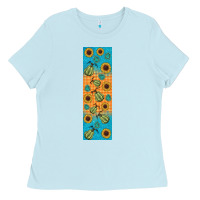 Baby Blue autumn Ladies Tee - BundleAndBundleShop