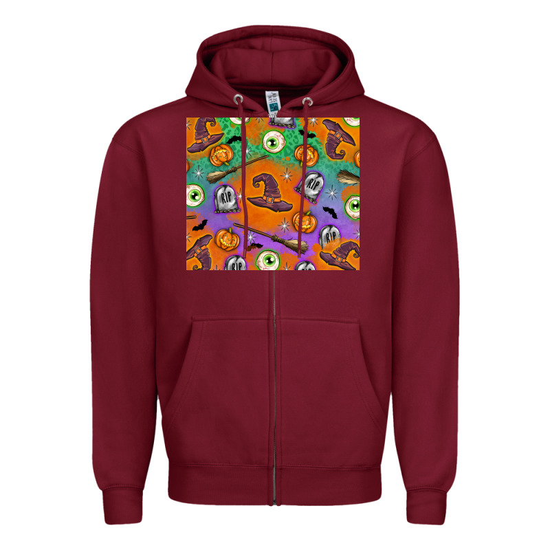 Halloween Zipper Hoodie by texasbilliewilder | Teevron