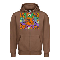 Chestnut Halloween Zipper Hoodie - texasbilliewilder