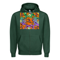 Sports Green Halloween Zipper Hoodie - texasbilliewilder