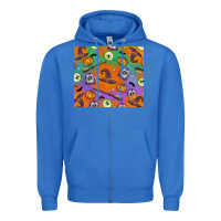 True Royal Halloween Zipper Hoodie - texasbilliewilder