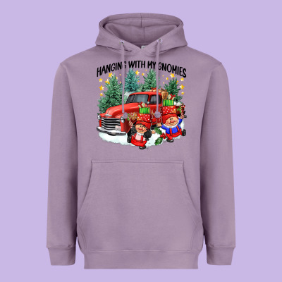Hanging With My Gnomies Heavyweight Hoodie Designed By Cowgirlartshop