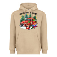 Mushroom hanging with my gnomies Heavyweight Hoodie - CowGirlArtShop