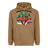 Toasted Coconut hanging with my gnomies Heavyweight Hoodie - CowGirlArtShop