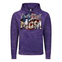 Cloud Purple volleyball  mom 4 Vintage Hoodie - Jasminsmagicworld